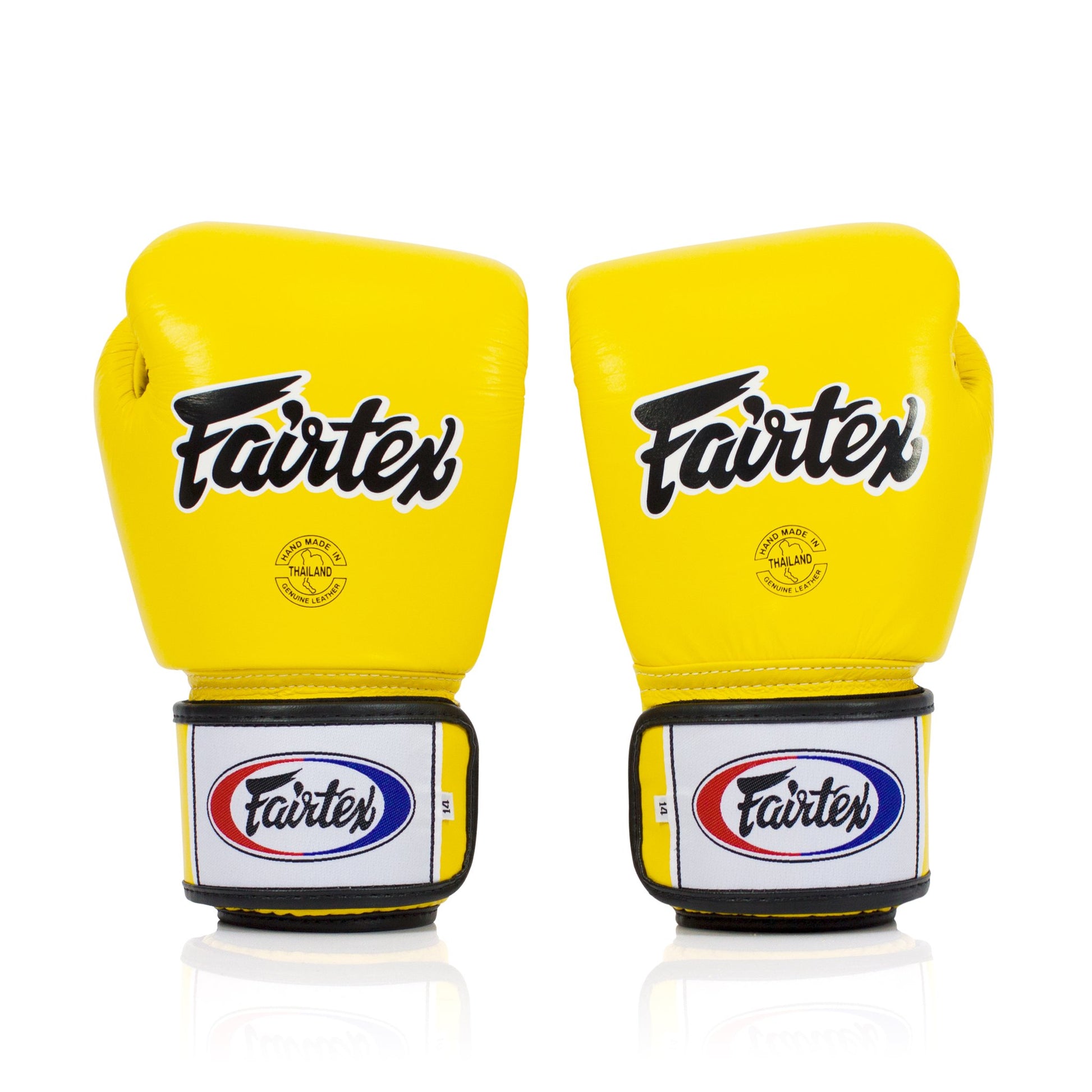 Fairtex BGV1-Breathable Yellow Universal Gloves - Nak Muay Training - Muay tHAI