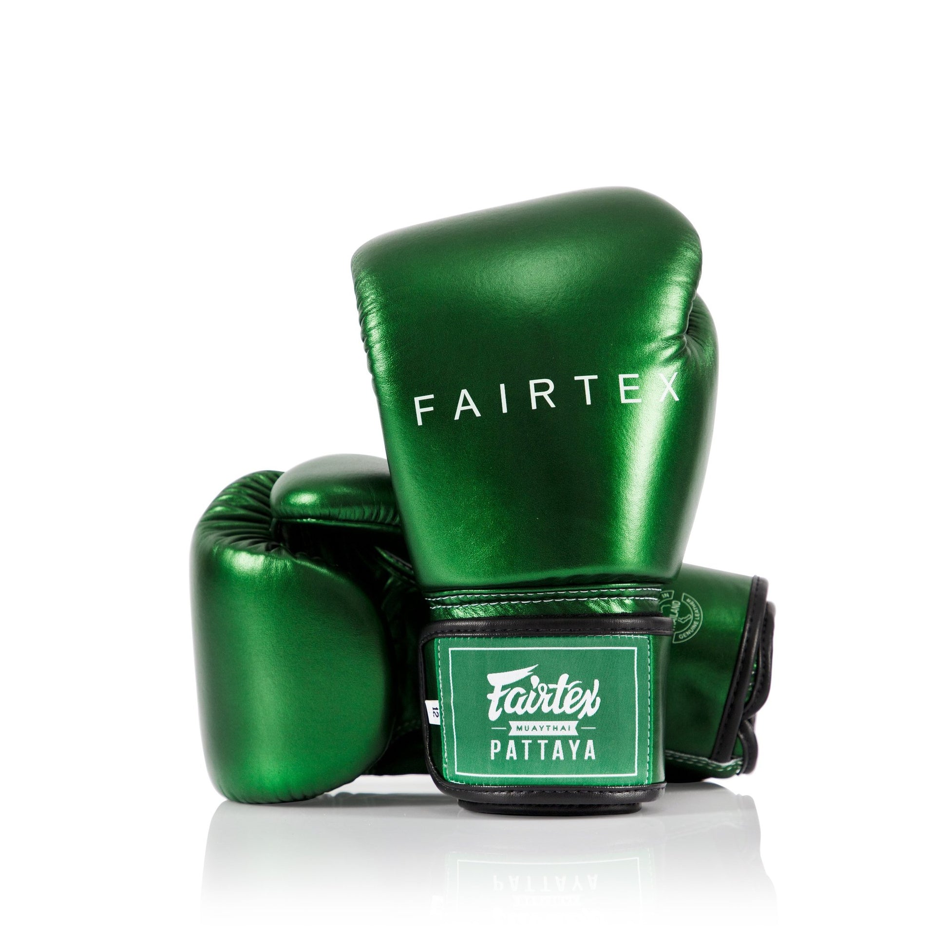 Fairtex BGV22 Metallic Green Boxing Gloves - Nak Muay Training - Muay tHAI
