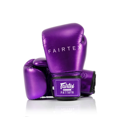 Fairtex BGV22 Metallic Purple Boxing Gloves - Nak Muay Training - Muay tHAI