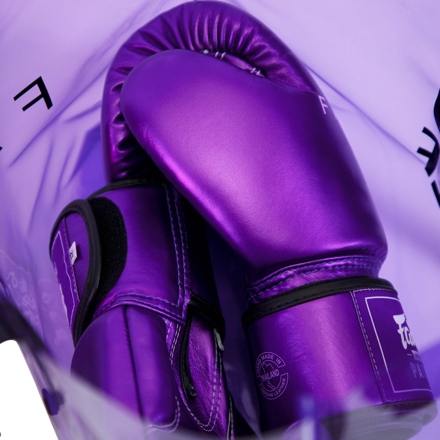 Fairtex BGV22 Metallic Purple Boxing Gloves - Nak Muay Training - Muay tHAI