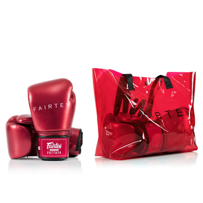 Fairtex BGV22 Metallic Red Boxing Gloves - Nak Muay Training - Muay tHAI