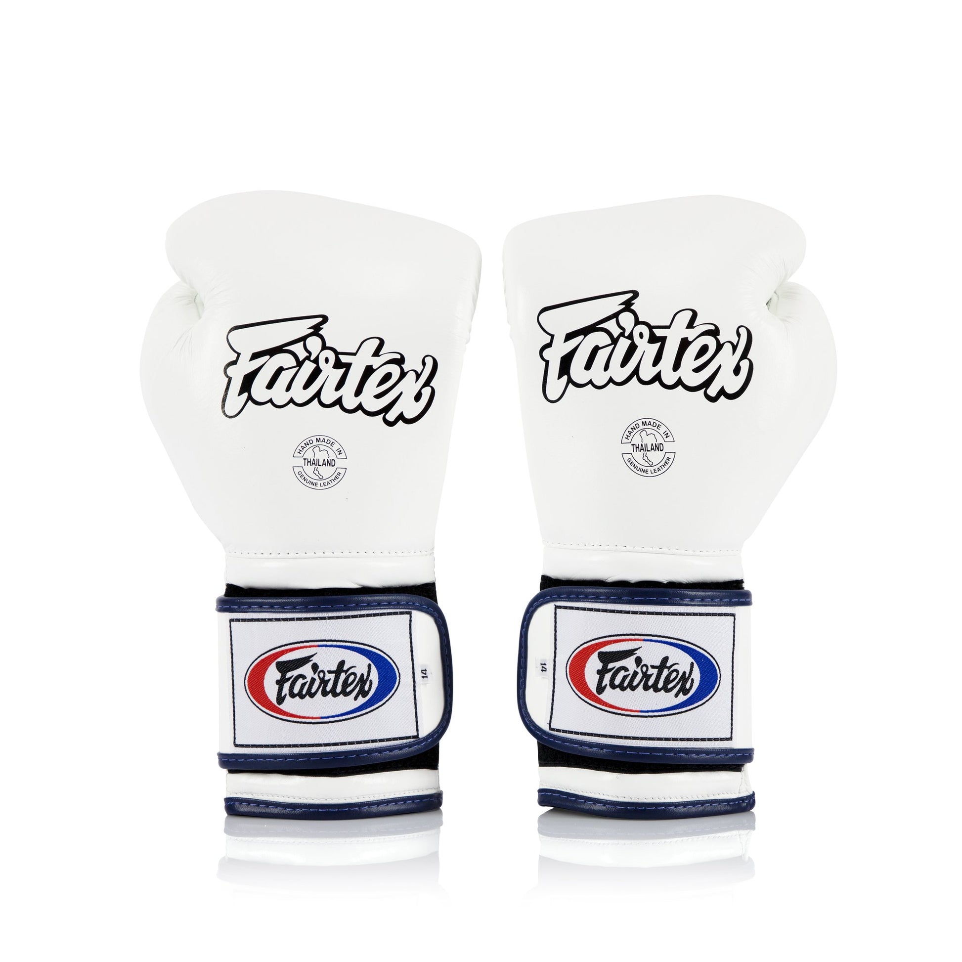 Fairtex BGV9 White Mexican Style Boxing Gloves - Nak Muay Training - Muay tHAI