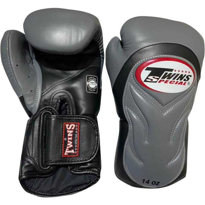Twins Special Boxing Gloves BGVL6 Black Grey