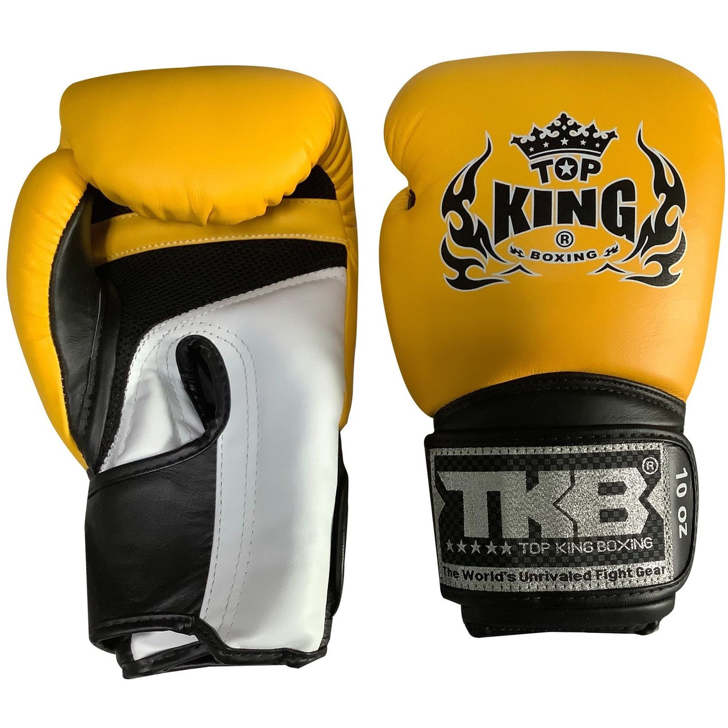 Top King Boxing Gloves "Ultimate" Air TKBGSA Yellow White Black