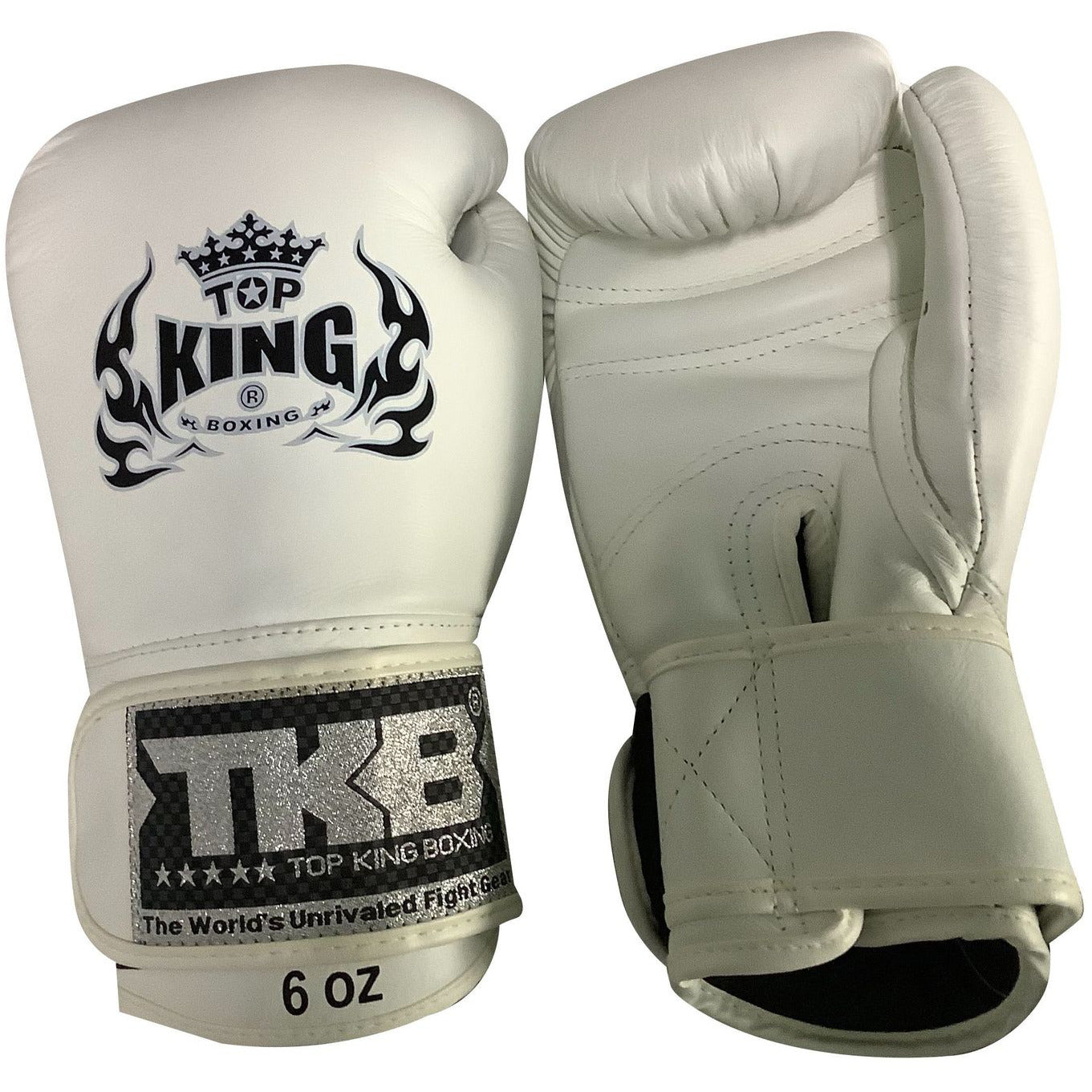 Top King Boxing Gloves "Ultimate" TKBGUV White