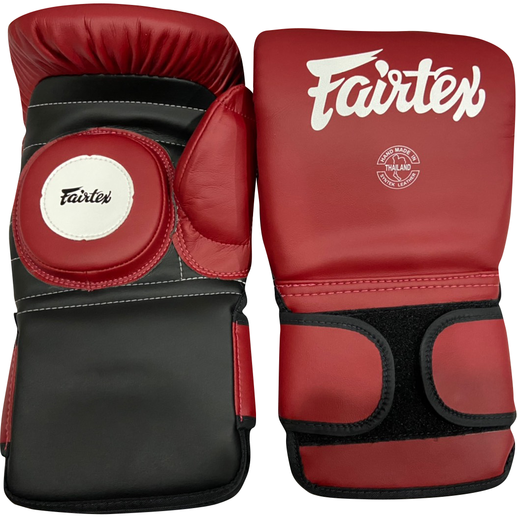 Fairtex Coach Sparring Gloves BGV13 Red Black