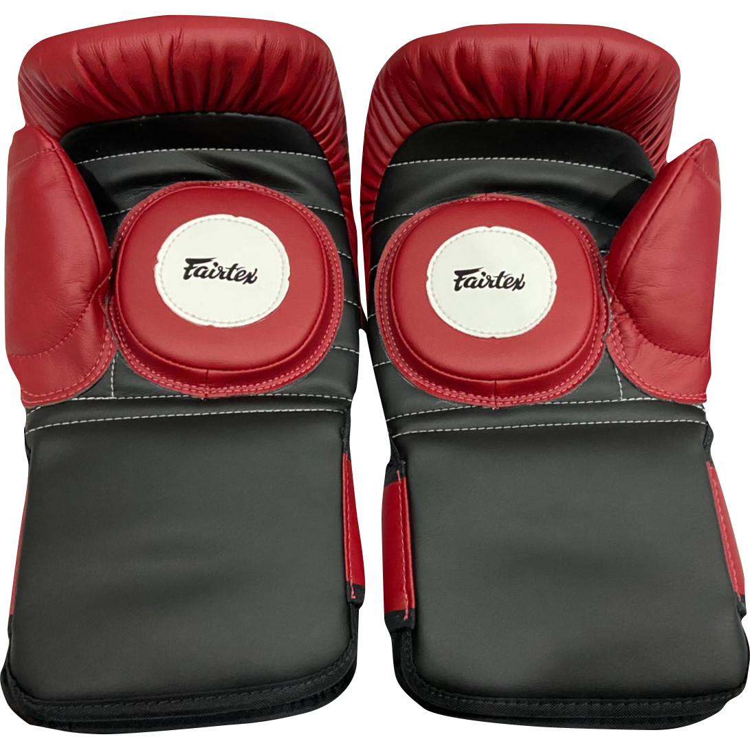 Fairtex Coach Sparring Gloves BGV13 Red Black