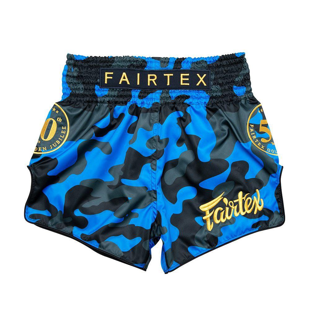 Fairtex BS1917 Golden Jubilee (Solid) Muay Thai Shorts - Nak Muay Training - Muay tHAI