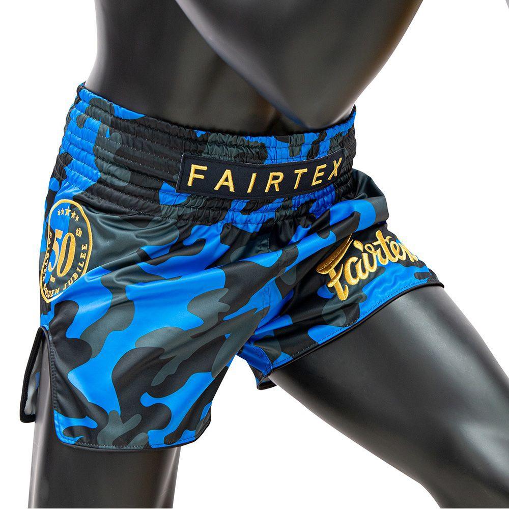 Fairtex BS1917 Golden Jubilee (Solid) Muay Thai Shorts - Nak Muay Training - Muay tHAI