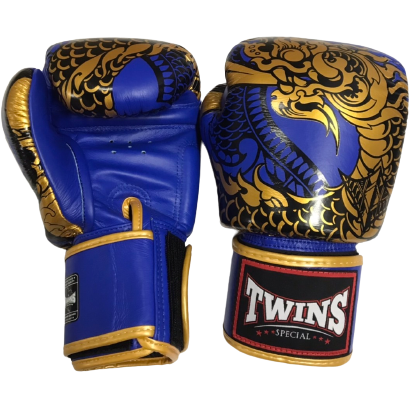 Blue and hot sale gold boxing gloves