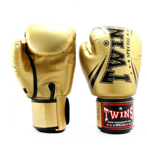 Twins Special Boxing Gloves FBGVS3-TW6 Gold/Black