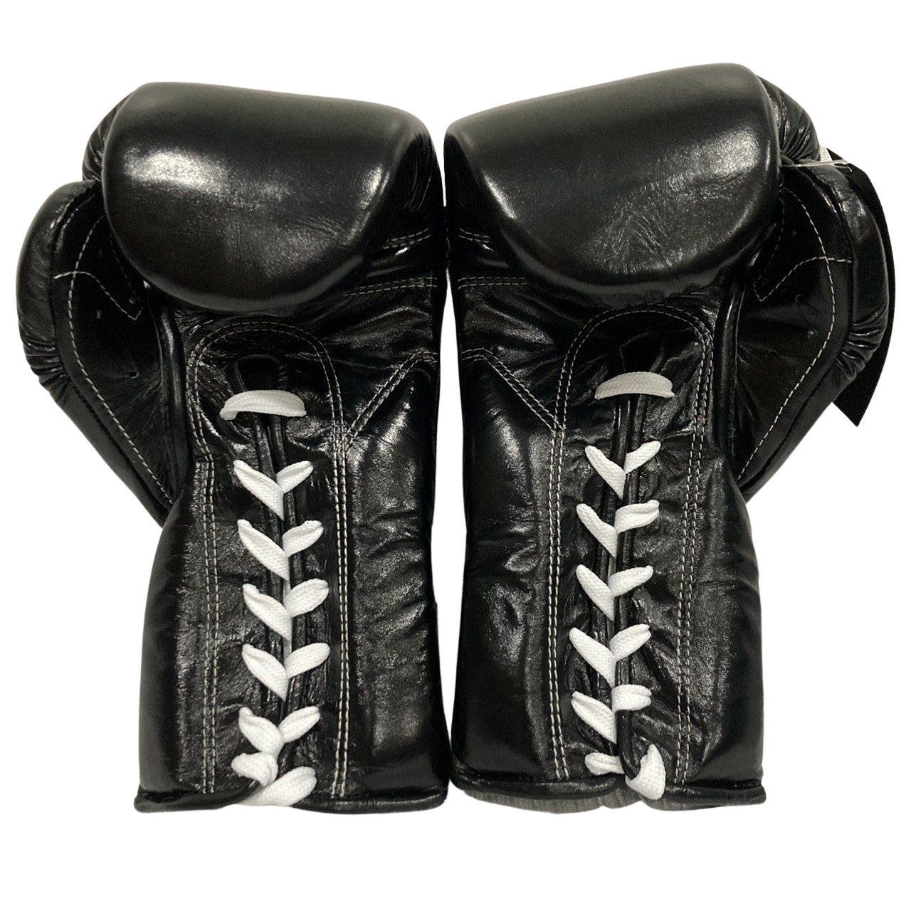 Fairtex Pro BGL 7 Black Lace-Up Boxing Gloves