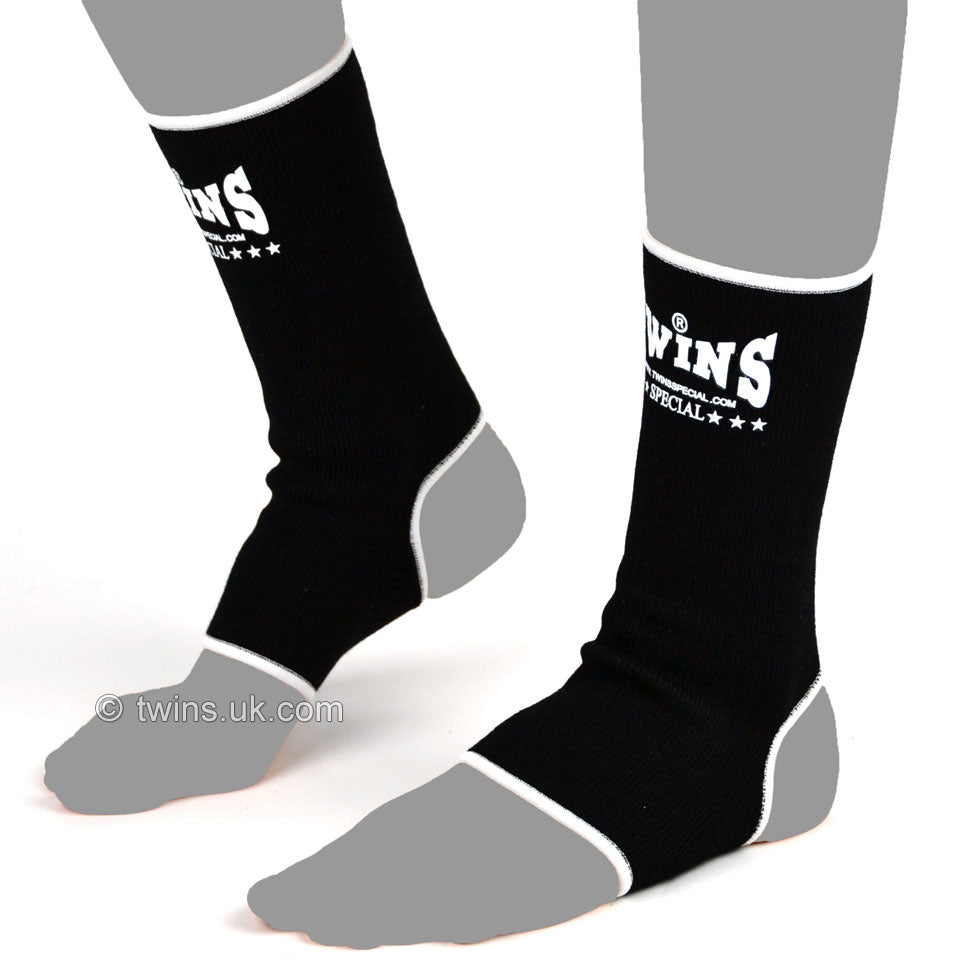 Twins Special AG1 Black Ankle Supports - Nak Muay Training - Muay tHAI