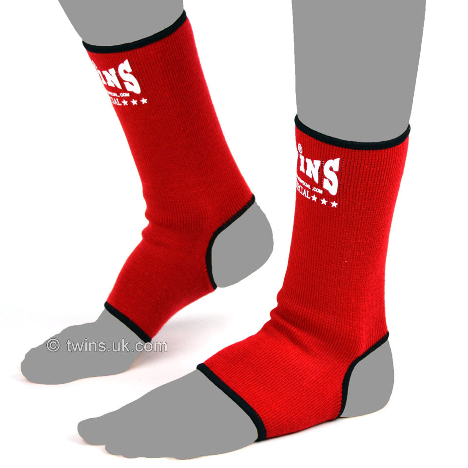 Twins Special AG1 Red Ankle Supports - Nak Muay Training - Muay tHAI