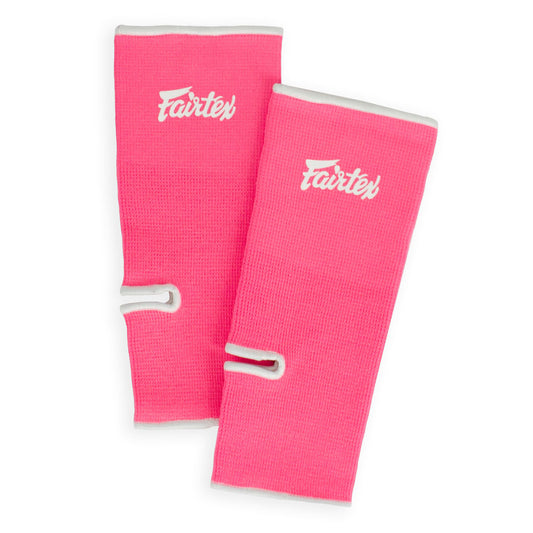 Fairtex AS1 Ankle Supports Pink-White - Nak Muay Training - Muay tHAI