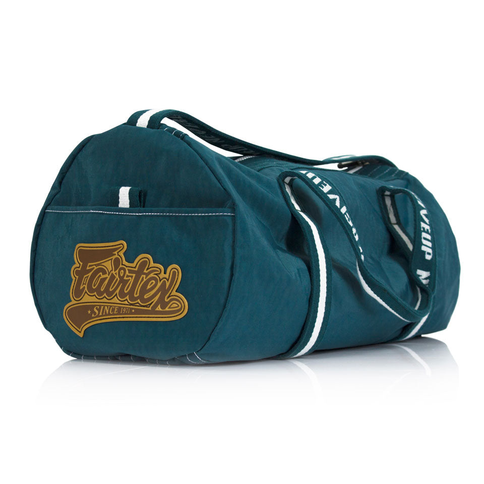 Fairtex BAG9 Green Retro Style Barrel Bag - Nak Muay Training - Muay tHAI