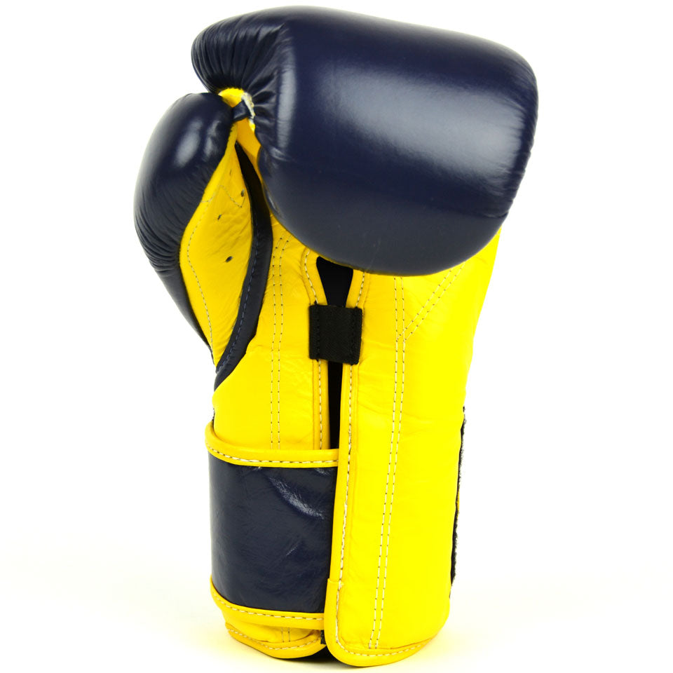 Fairtex BGV9 Blue-Yellow Mexican Style Boxing Gloves | Nak Muay