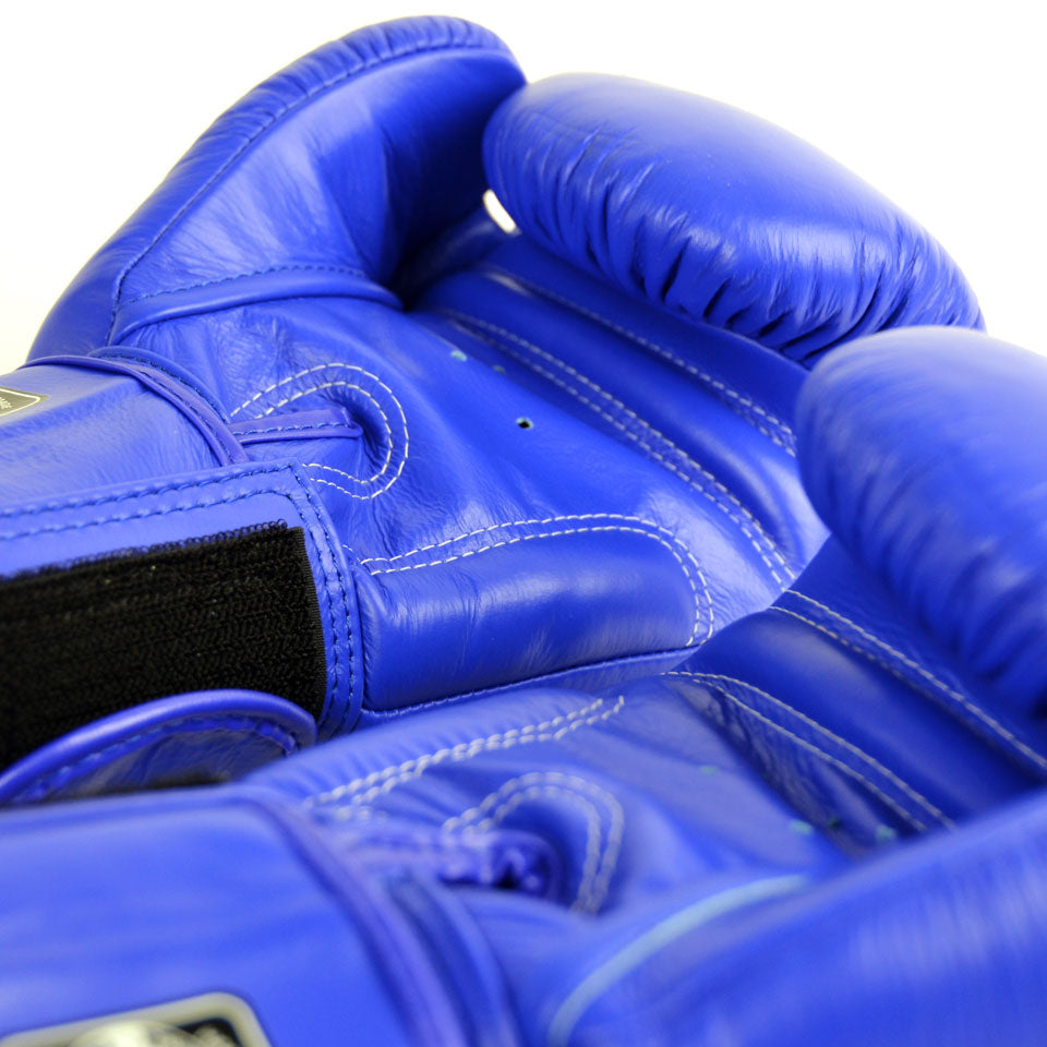 Twins Special BGVL3 Blue Velcro Boxing Gloves - Nak Muay Training - Muay tHAI