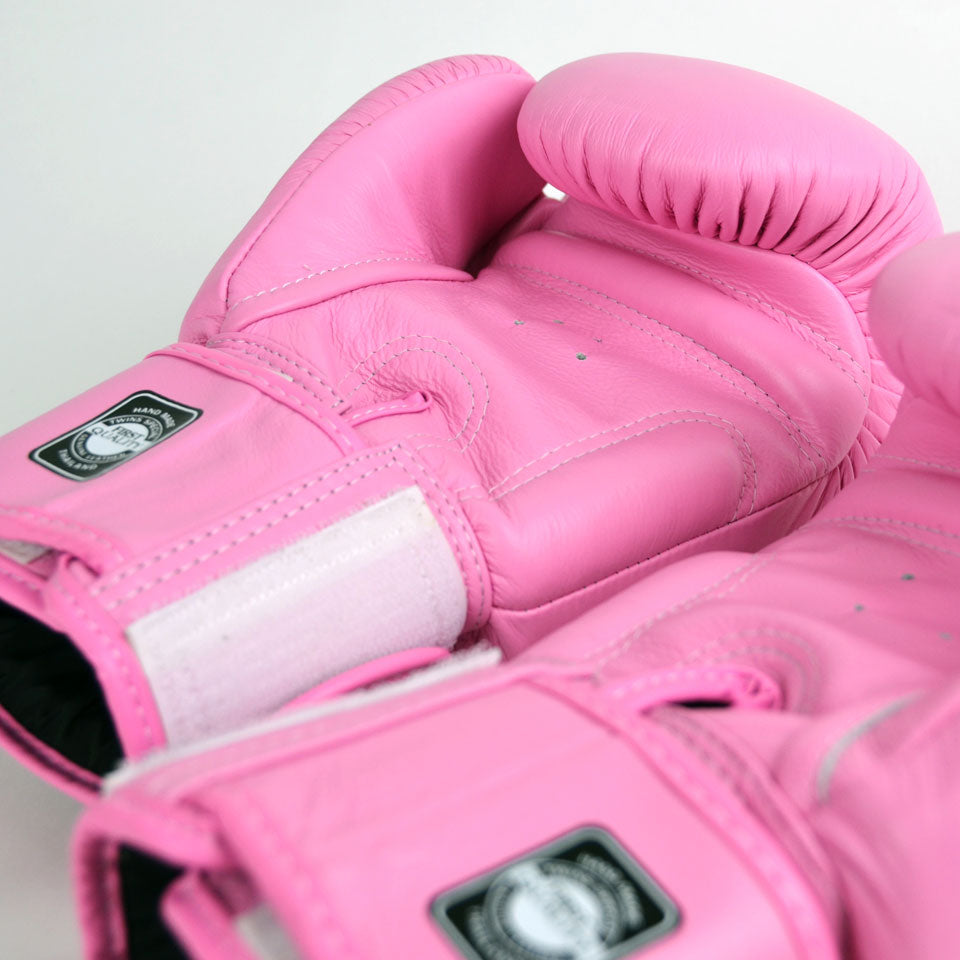 Twins Special BGVL3 Pink Velcro Boxing Gloves - Nak Muay Training - Muay tHAI