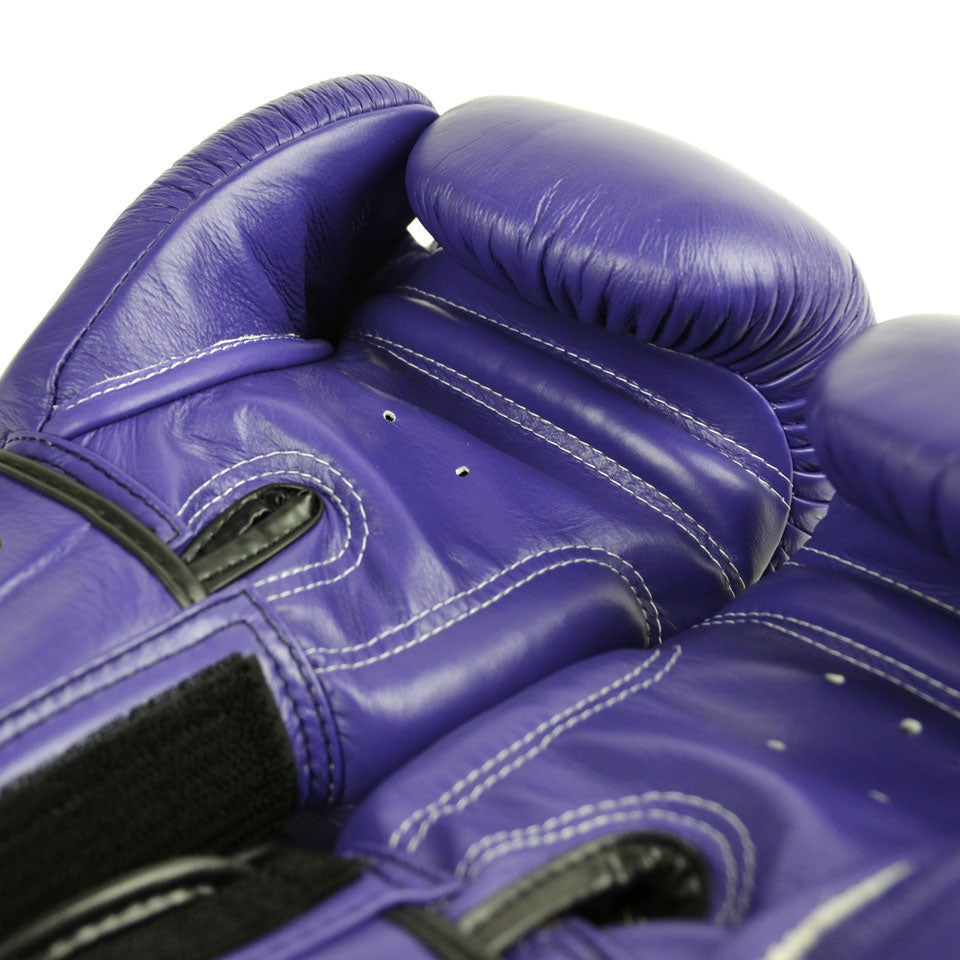 Twins Special BGVL3 Purple Velcro Boxing Gloves - Nak Muay Training - Muay tHAI