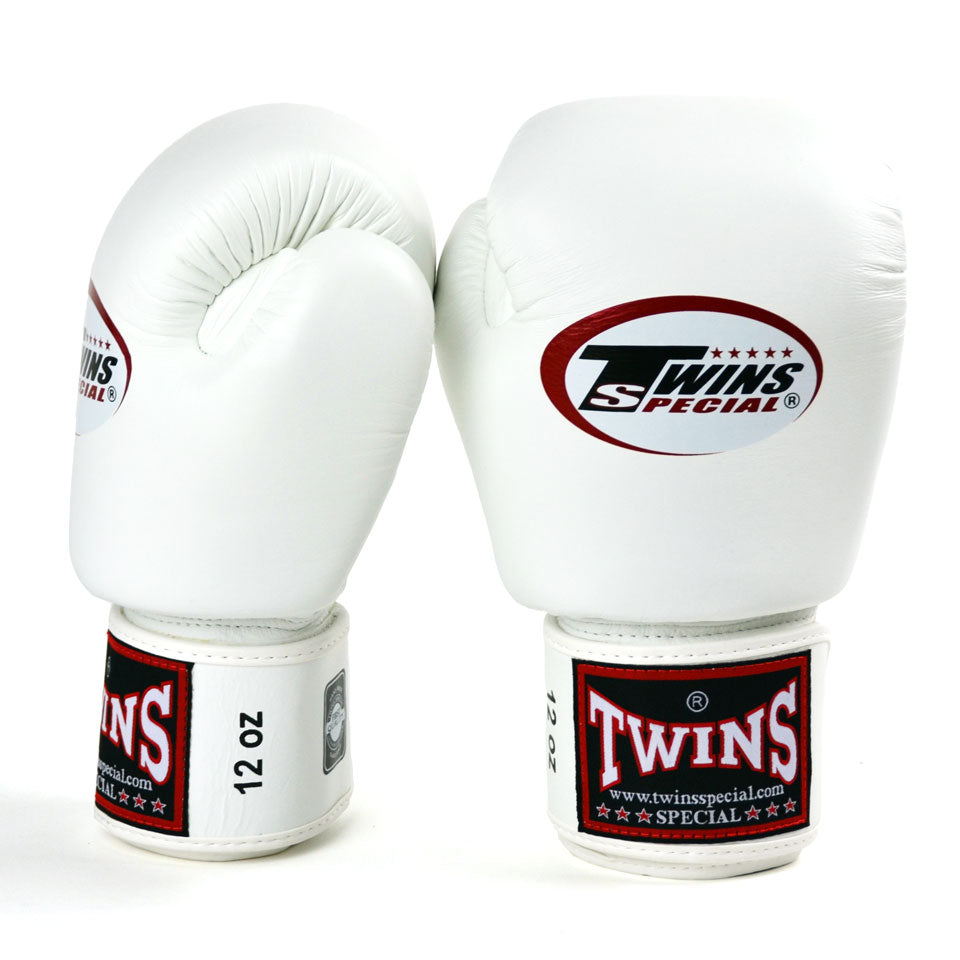 Premium Muay Thai Gloves | Twins Special BGVL3 White – Nak Muay