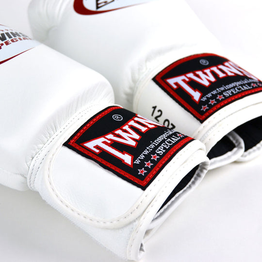 Premium Muay Thai Gloves | Twins Special BGVL3 White – Nak Muay