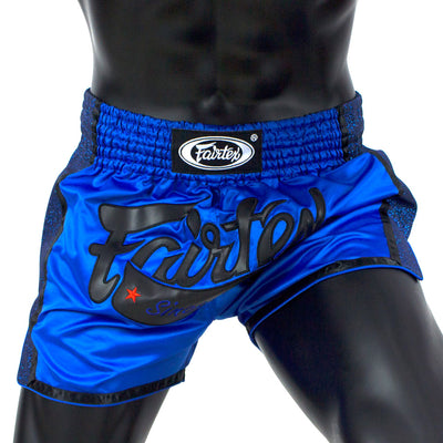 Fairtex BS1702 Royal Blue Slim Cut Muay Thai Shorts - Nak Muay Training - Muay tHAI