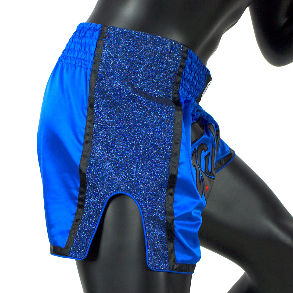 Fairtex BS1702 Royal Blue Slim Cut Muay Thai Shorts - Nak Muay Training - Muay tHAI