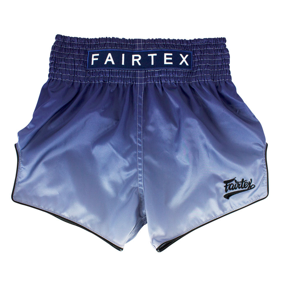 Fairtex BS1905 Blue Fade Muay Thai Shorts - Nak Muay Training - Muay tHAI