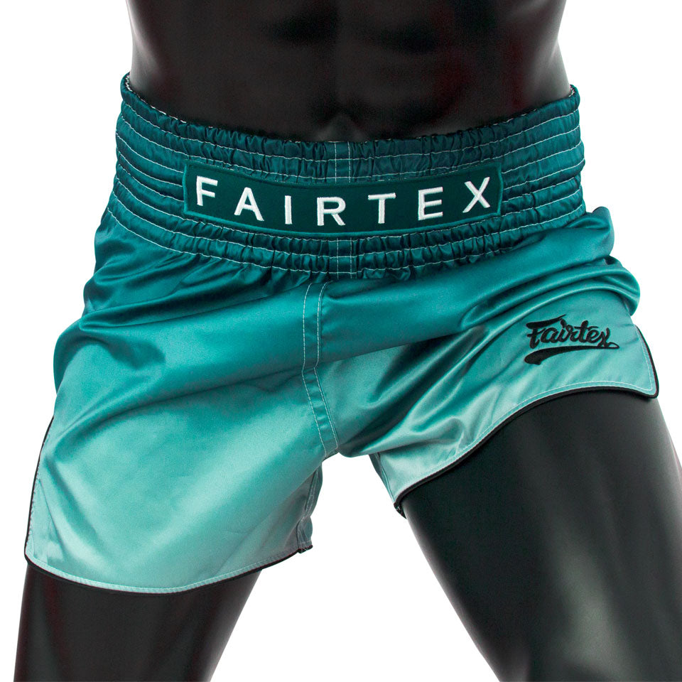 Fairtex BS1906 Green Fade Muay Thai Shorts - Nak Muay Training - Muay tHAI