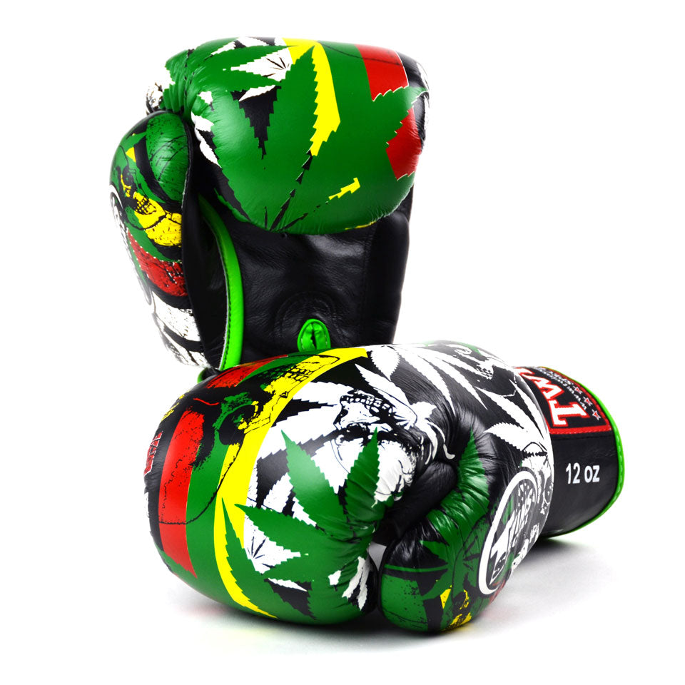 Twins Special FBGVL3-54 Grass Limited Edition Boxing Gloves - Nak Muay Training - Muay tHAI