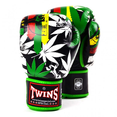 Twins Special FBGVL3-54 Grass Limited Edition Boxing Gloves - Nak Muay Training - Muay tHAI