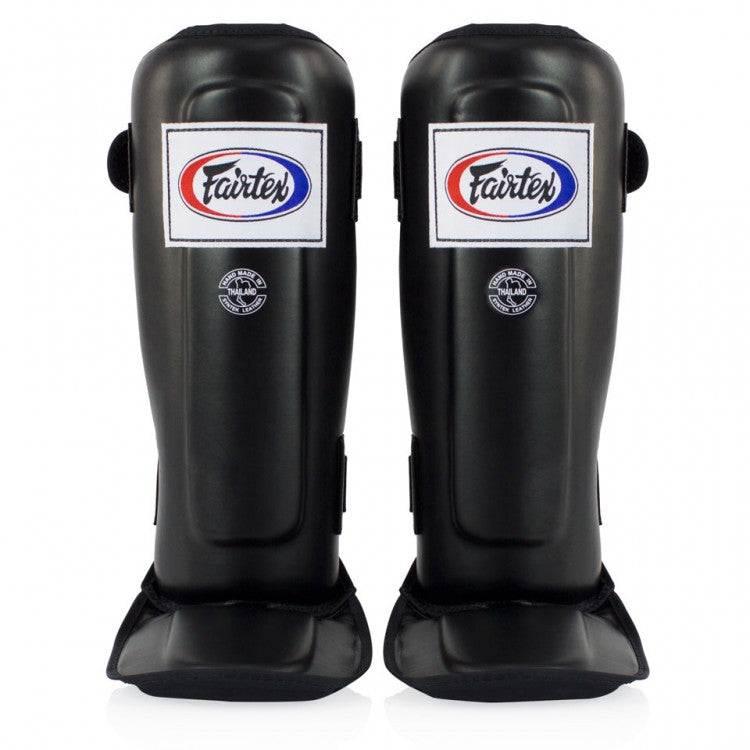 Fairtex SP3 Black Double Padded Shin Pads - Nak Muay Training - Muay tHAI