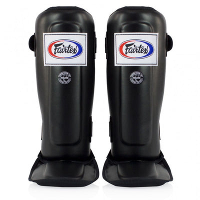 Fairtex SP3 Black Double Padded Shin Pads - Nak Muay Training - Muay tHAI