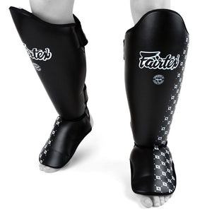 Fairtex SP5 Black Shin Pads - Nak Muay Training - Muay tHAI