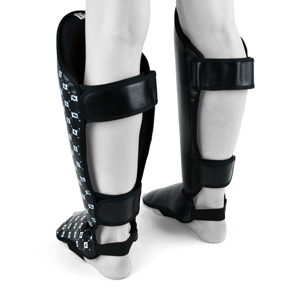 Fairtex SP5 Black Shin Pads | Nak Muay Training