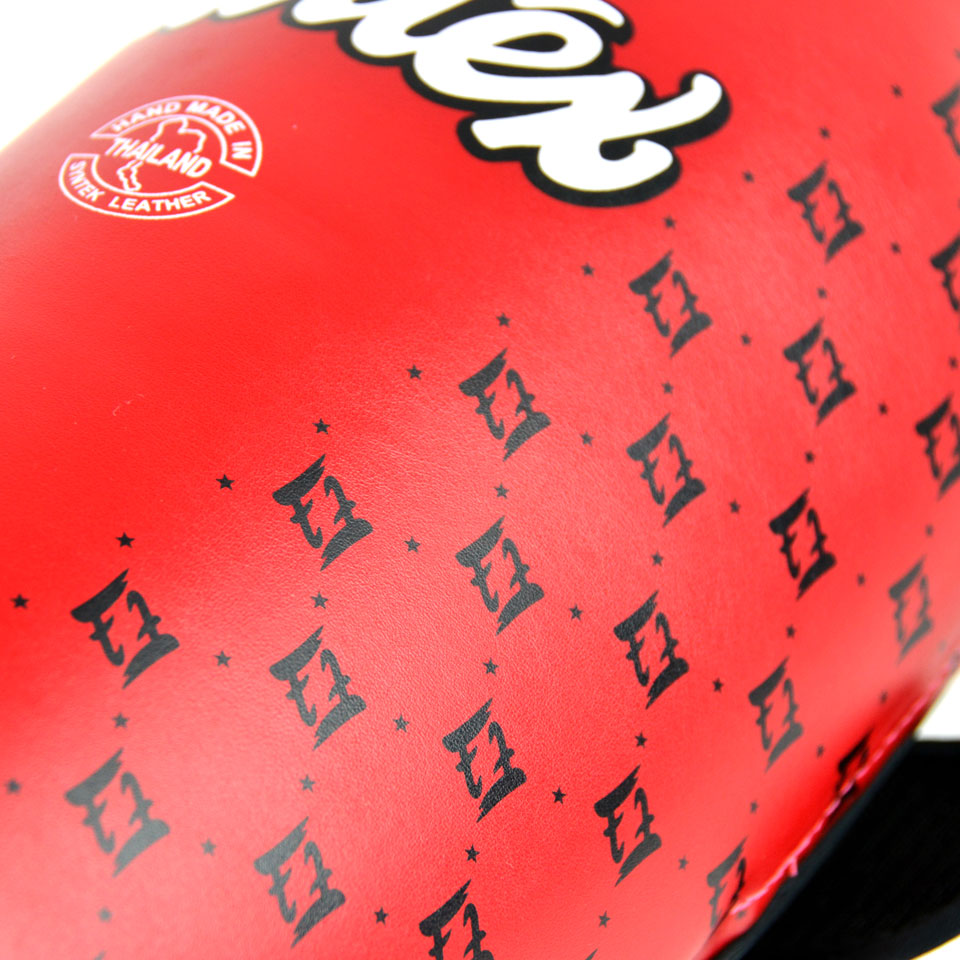 Fairtex SP5 Red Shin Pads | Nak Muay Training