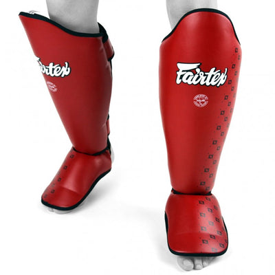 Fairtex SP5 Red Shin Pads - Nak Muay Training - Muay tHAI