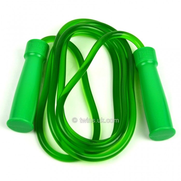 Twins Special SR2 Green Heavy Bearing Skipping Rope - Nak Muay Training - Muay tHAI