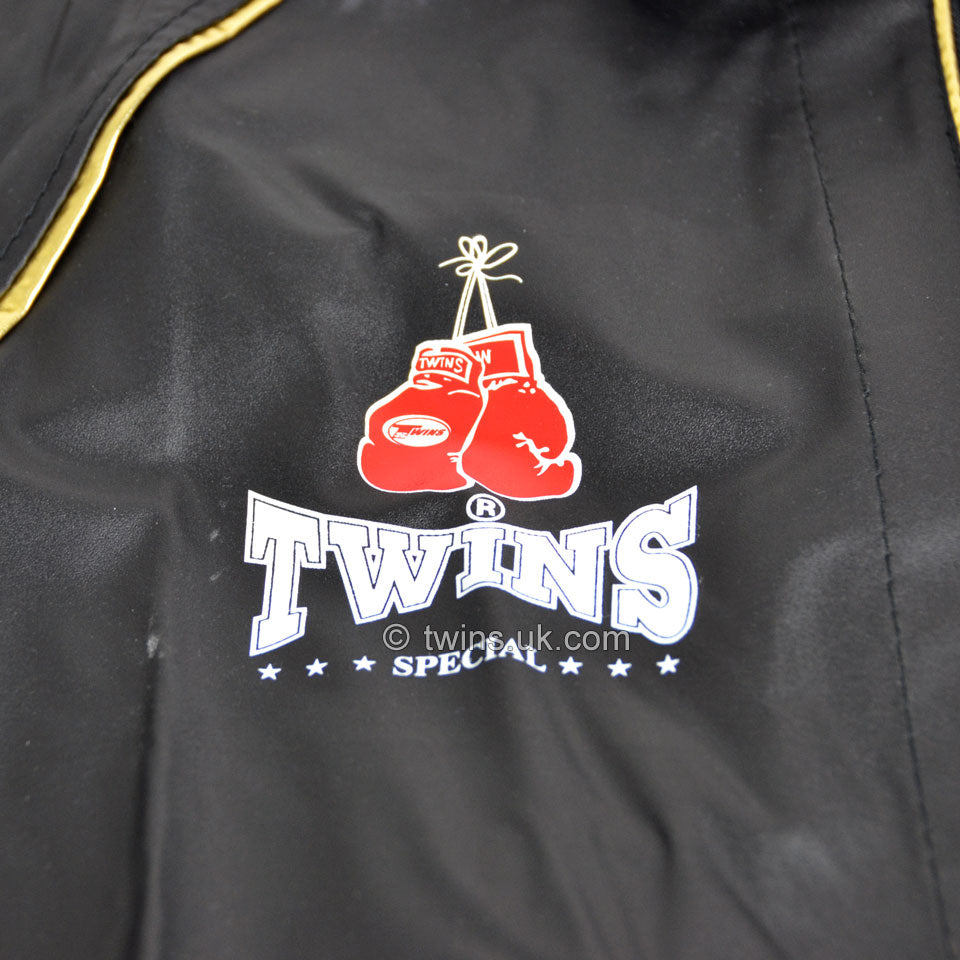 Twins Special VSS-1 Vinyl Sweat Suit Black - Nak Muay Training - Muay tHAI